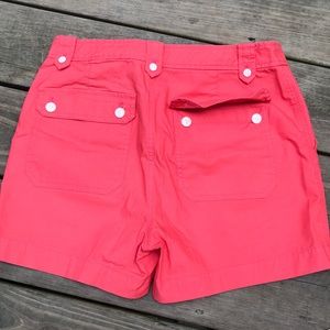 💞J Crew Coral Button Button Shorts